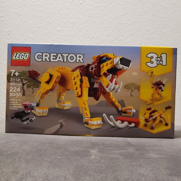 NEW LEGO Creator 3 in 1 Lion King Ostrich Warthog Easter Basket Gift Brand new S - Picture 10 of 10